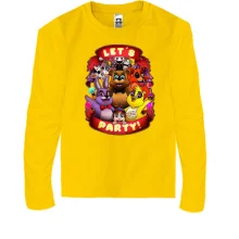 Дитячий лонгслів Let`s Party (FNAF)